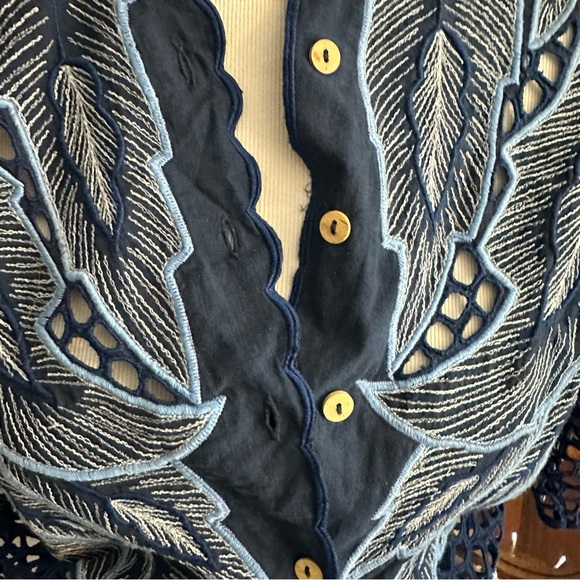 •nwt• ✨rare✨ Chasing Unicorns Lace Embroidered Romper - Picture 6 of 10